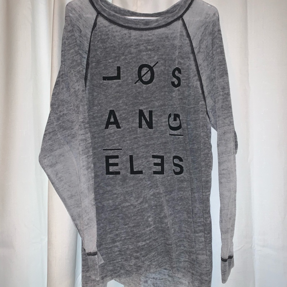 Distressed Los Angeles Light Sweater